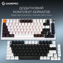 Клавіатура GAMEPRO Asgard Valhalla 75% RGB White/Black (MK160W Pro)