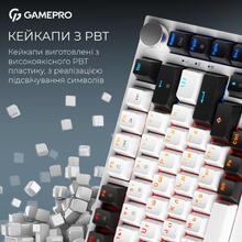 Клавіатура GAMEPRO Asgard Valhalla 75% RGB White/Black (MK160W Pro)