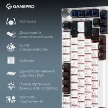 Клавіатура GAMEPRO Asgard Valhalla 75% RGB White/Black (MK160W Pro)