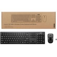 Комплект LENOVO 100 Wireless Combo Black (GX31Q28916)