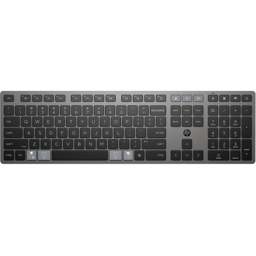 Комплект HP 720 Multi-Device Rechargeable Black (9T5A9AA) Комплектация  беспроводная клавиатура; беспроводная мышь; адаптер HP Unifying Dongle; зарядний кабель USB Type-C; краткое руководство пользователя; гарантийный талон
