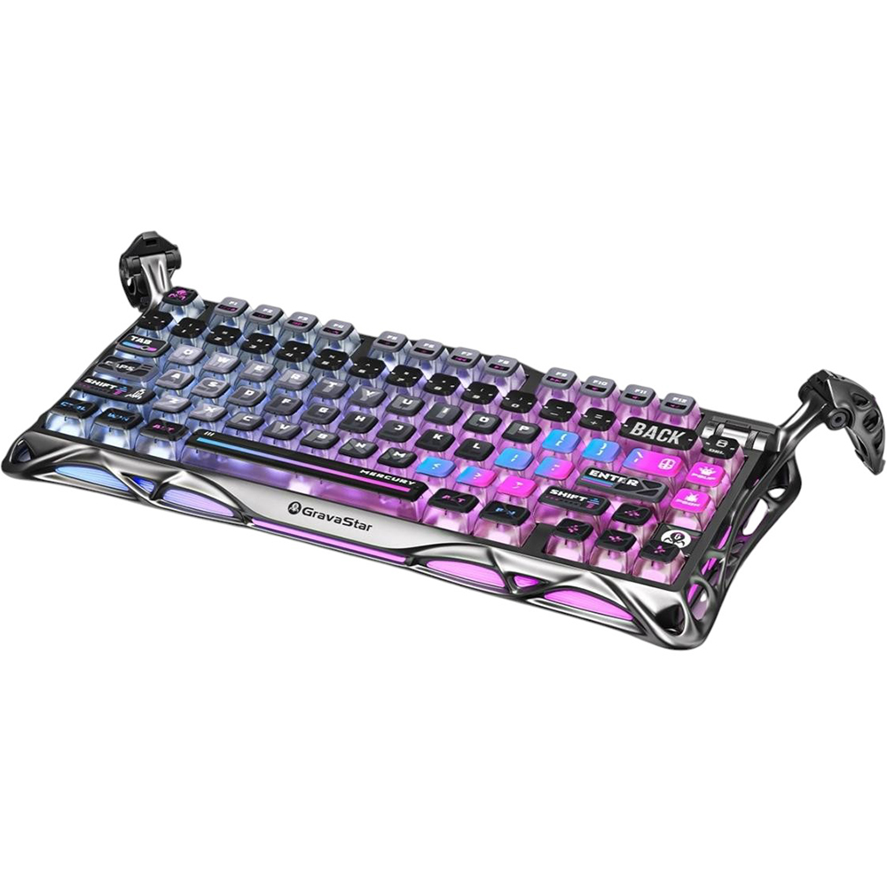 Клавиатура GRAVASTAR Mercury K1 Pro Black (GSK1PRO_CBLK) Конструкция механическая