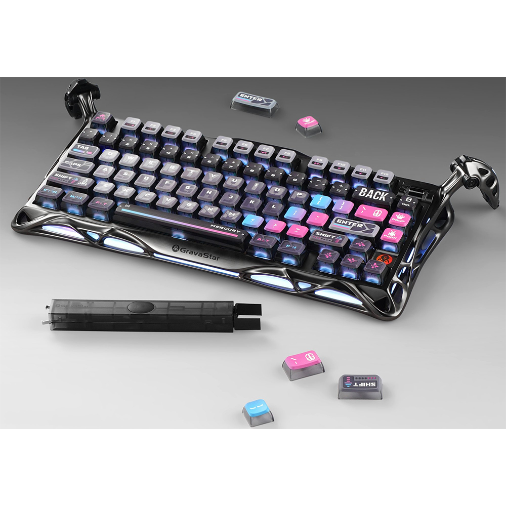 Изображение Клавиатура GRAVASTAR Mercury K1 Pro Black (GSK1PRO_CBLK)