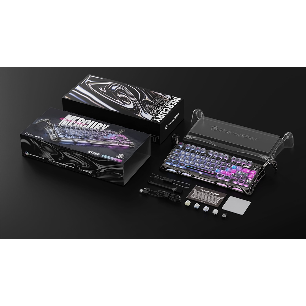 В интернет магазине Клавиатура GRAVASTAR Mercury K1 Pro Black (GSK1PRO_CBLK)
