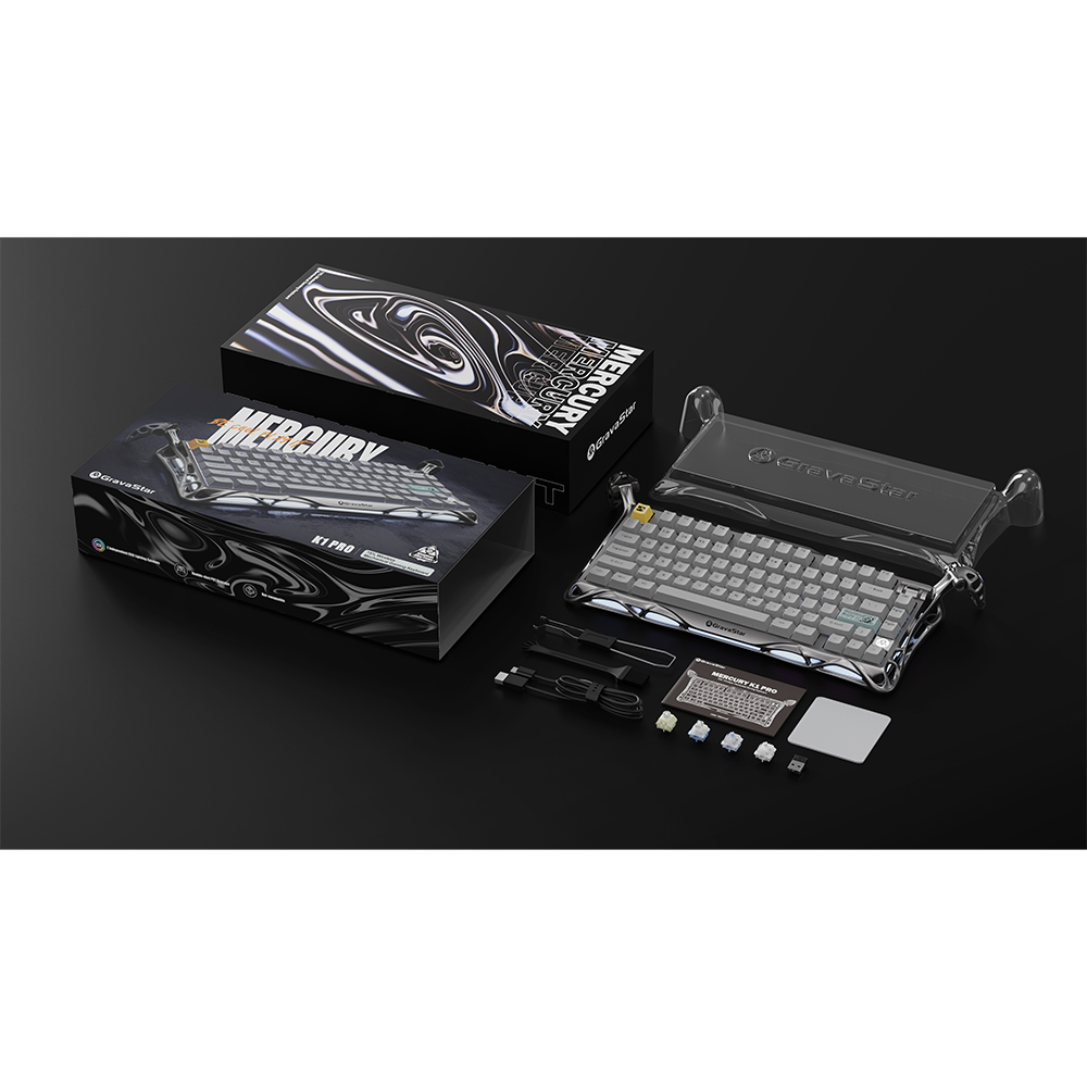 В інтернет магазині Клавіатура GRAVASTAR Mercury K1 Pro Grey (GSK1PRO_GRY)