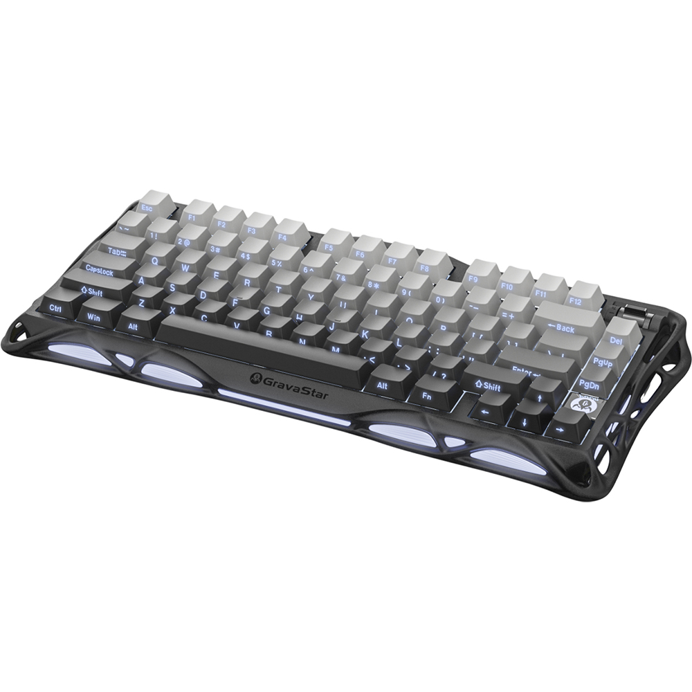 Клавіатура GRAVASTAR Mercury K1 Black (GSK1_GBLK) Комплектація Клавіатура, приймач USB, кабель USB Type-C — USB Type‑A, документація, пулер для зняття клавіш, змінні PBT-ковпачки (4 шт.), щітка, серветка