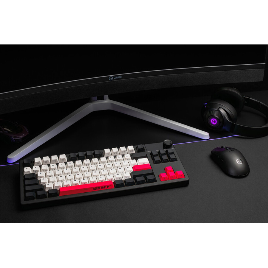 Обзор Клавиатура LORGAR KBP70TKLW Wireless TKL Mechanical Pro Black-Red (LRG-KBP70TKLW-BK-US)