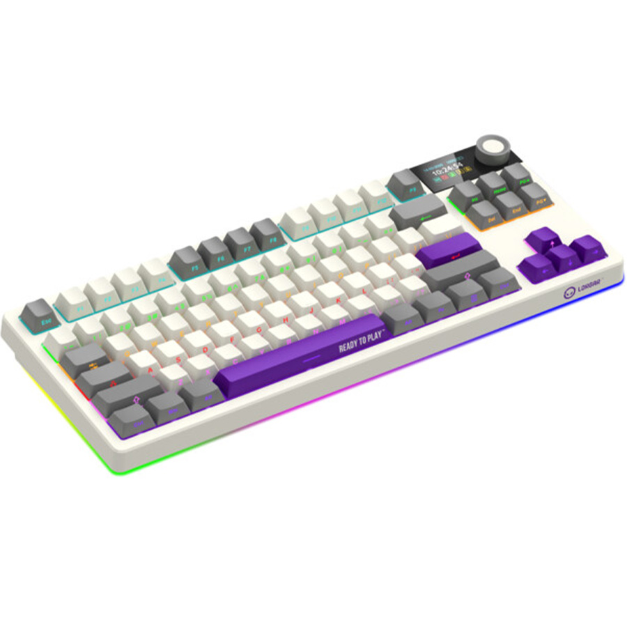 Фото Клавіатура LORGAR KBP70TKLW Wireless TKL Mechanical Pro Beige (LRG-KBP70TKLW-RT-US)
