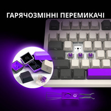Клавіатура LORGAR KBP70TKLW Wireless TKL Mechanical Pro Beige (LRG-KBP70TKLW-RT-US)