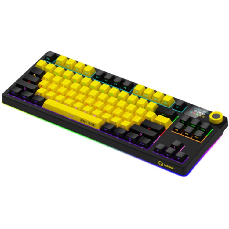 Зображення Клавіатура LORGAR KBP70TKLW TKL Mechanical Pro Black-Yellow (LRG-KBP70TKLW-YL-US)