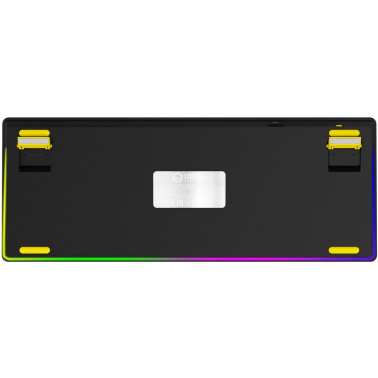 Клавіатура LORGAR KBP70TKLW TKL Mechanical Pro Black-Yellow (LRG-KBP70TKLW-YL-US) Комплектація брелок-перемикач з ковпачком; шість запасних кейкапів; п'ять запасних перемикачів; пензлик для чищення клавіатури; універсальний інструмент для зняття перемикачів та кейкапів; дві грілки для рук; підставка під чашку