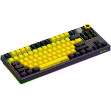 Клавіатура LORGAR KBP70TKLW TKL Mechanical Pro Black-Yellow (LRG-KBP70TKLW-YL-US)