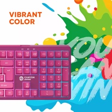 Клавіатура CANYON Fortnax GKW-2 Pink (CND-SKBW2)