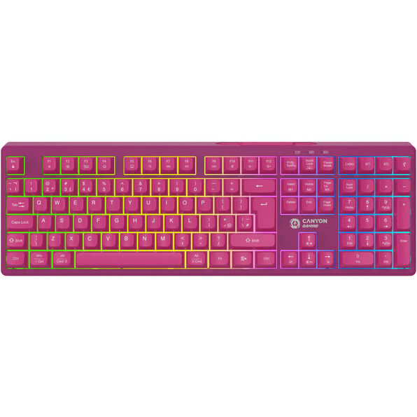 Клавіатура CANYON Fortnax GKW-2 Pink (CND-SKBW2)