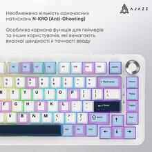 Клавиатура AJAZZ AK820 MAX RGB PLUS-Daydream White-Dark Blue (AK820MAX-DD-BWD)
