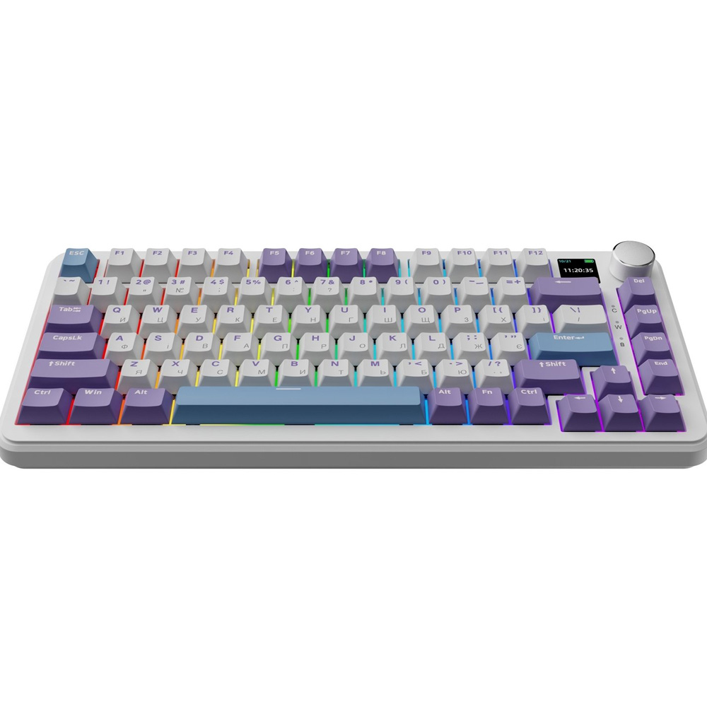 Клавиатура AJAZZ AK820 MAX RGB PLUS-Daydream White-Dark Blue (AK820MAX-DD-BWD) Класс игровая