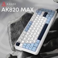 Клавиатура AJAZZ AK820 MAX RGB PLUS-Daydream White-Dark Blue (AK820MAX-DD-BWD)