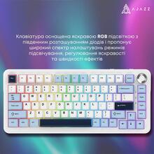 Клавиатура AJAZZ AK820 MAX RGB PLUS-Daydream White-Dark Blue (AK820MAX-DD-BWD)