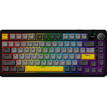 Клавиатура AJAZZ AK820 MAX RGB  PLUS-Daydream Switch-Black-Gray-Yellow-3 model (AK820MAX-DD-BGY)