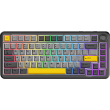Клавиатура AJAZZ AK820 MAX RGB  PLUS-Daydream Switch-Black-Gray-Yellow-3 model (AK820MAX-DD-BGY)