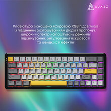 Клавіатура AJAZZ AK680 RGB MAX (8+8K) Magnetic Switch-Black-Gray-Yellow (AK680-M-BGY-A)