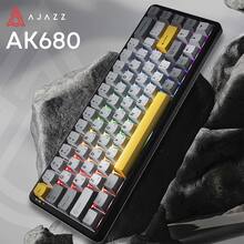Клавіатура AJAZZ AK680 RGB MAX (8+8K) Magnetic Switch-Black-Gray-Yellow (AK680-M-BGY-A)