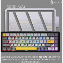 Клавіатура AJAZZ AK680 RGB MAX (8+8K) Magnetic Switch-Black-Gray-Yellow (AK680-M-BGY-A)
