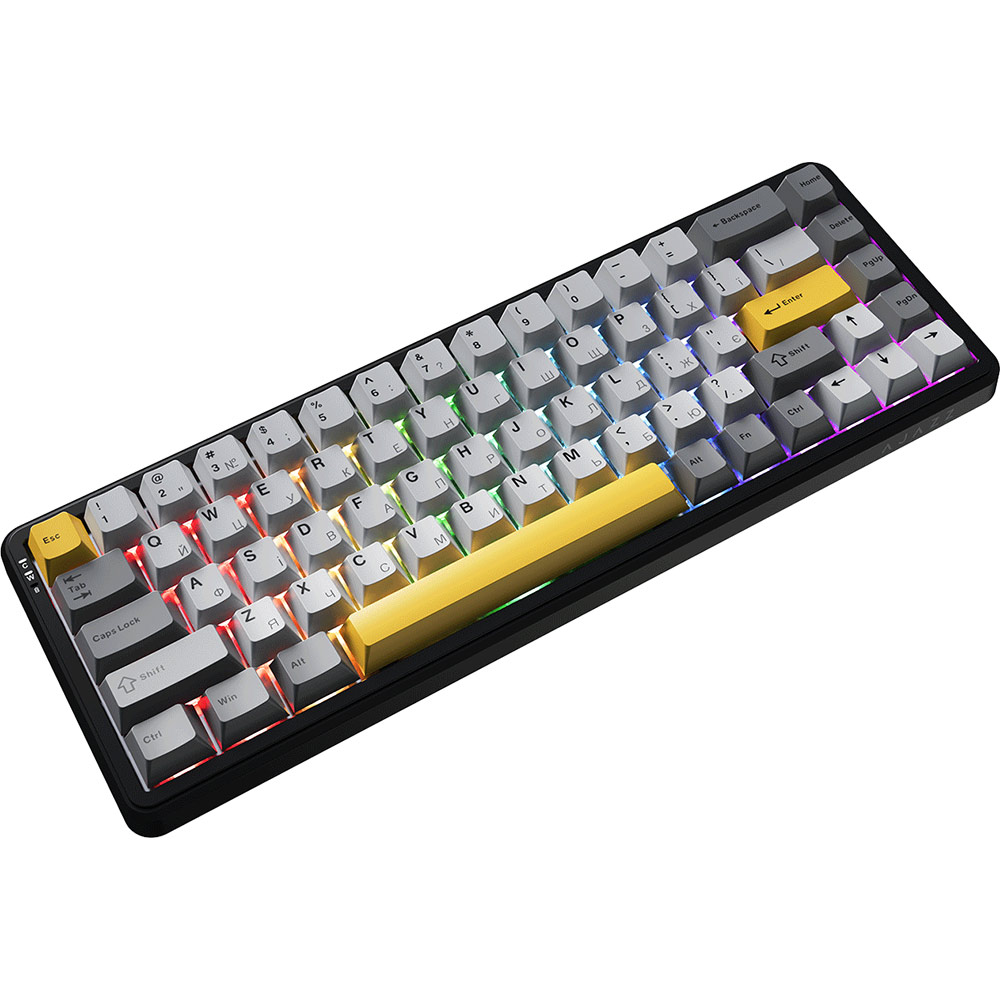 Клавіатура AJAZZ AK680 RGB MAX (8+8K) Magnetic Switch-Black-Gray-Yellow (AK680-M-BGY-A) Комплектація клавіатура