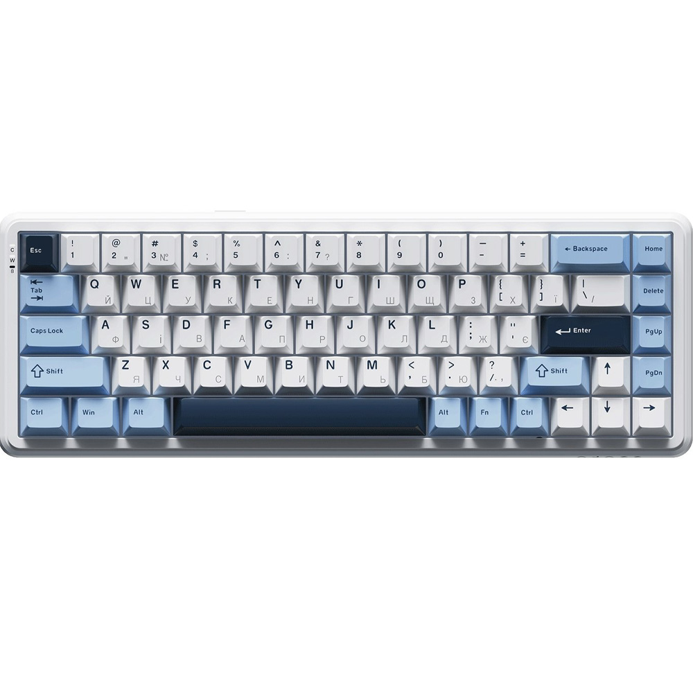 Клавиатура AJAZZ AK680 MAX RGB (8+8K) White-Dark Blue (AK680-M-BWD-A)