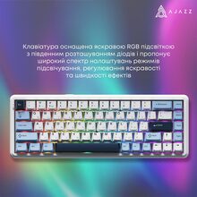 Клавиатура AJAZZ AK680 MAX RGB (8+8K) White-Dark Blue (AK680-M-BWD-A)
