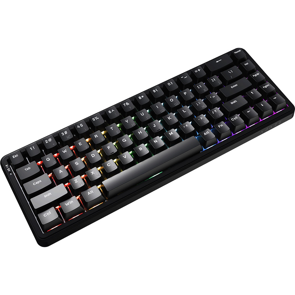Клавиатура AJAZZ AK680 MAX Magnetic Switch Black (AK680-WM-B-A) Дополнительно Материал монтажной пластины - алюминиевый сплав