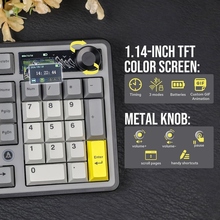 Клавиатура AJAZZ AK980 Clear Sky Switch Black/Gray/Yellow (AK980-CS-BGY)