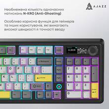 Клавиатура AJAZZ AK980 Clear Sky Switch Black/Gray/Yellow (AK980-CS-BGY)