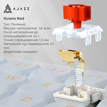 Клавиатура AJAZZ AKP815 Red Switches White/Blue/Orange (AKP815-R-WBO)