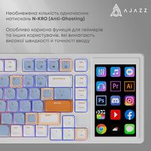 Клавиатура AJAZZ AKP815 Red Switches White/Blue/Orange (AKP815-R-WBO)