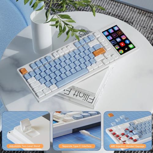 Клавиатура AJAZZ AKP815 Red Switches White/Blue/Orange (AKP815-R-WBO) Класс игровая