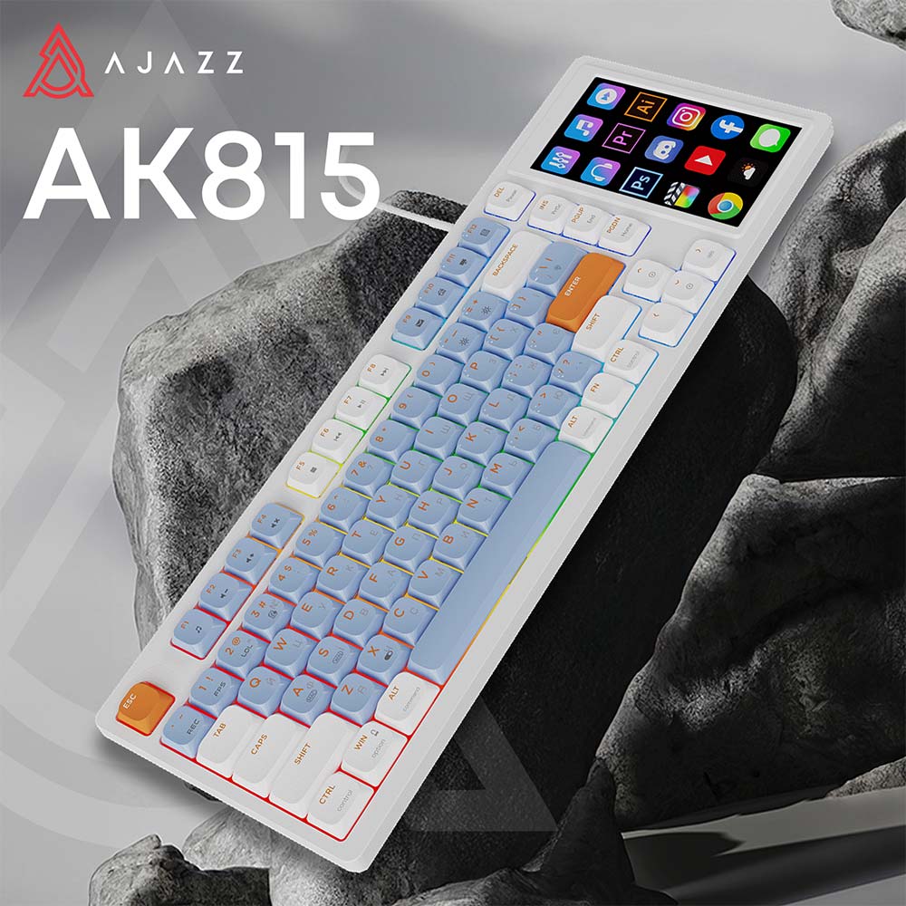 Клавиатура AJAZZ AKP815 Red Switches White/Blue/Orange (AKP815-R-WBO) Комплектация клавиатура