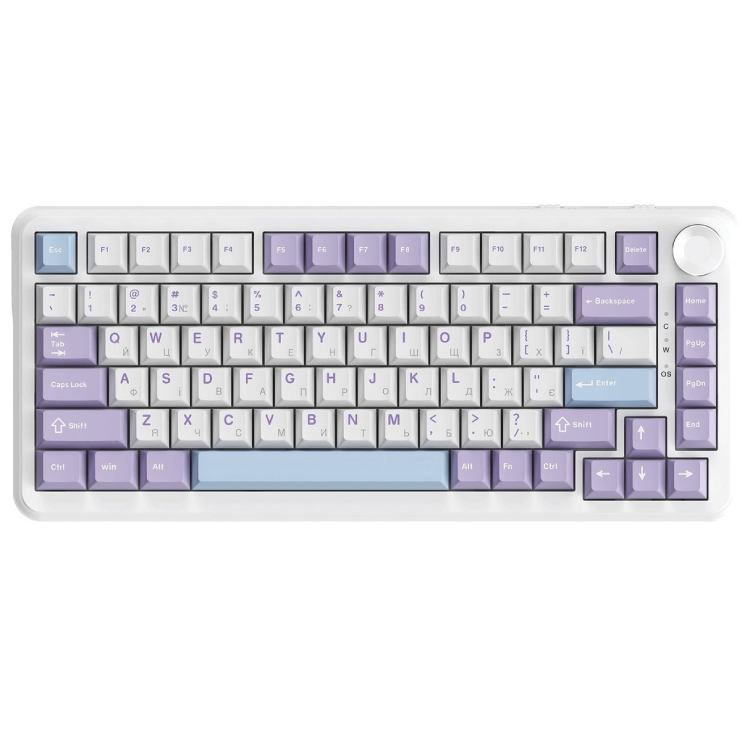 Клавиатура AJAZZ AK820 MAX Magnetic Switches Purple/White/Blue (AK820MAX-WM-PWB)