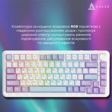Клавиатура AJAZZ AK820 MAX Magnetic Switches Purple/White/Blue (AK820MAX-WM-PWB)