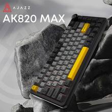 Клавиатура AJAZZ AK820 MAX Magnetic Switches Black/Gray/Yellow (AK820MAX-WM-BGY)