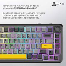 Клавиатура AJAZZ AK820 MAX Magnetic Switches Black/Gray/Yellow (AK820MAX-WM-BGY)