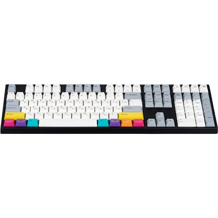 Клавиатура VARMILO APT108 CMYK (A93A024F9A5A17A007) Комплектация  USB-приемник, документация клавиатура, пуллер для снятия клавиш, кабель USB Type-C