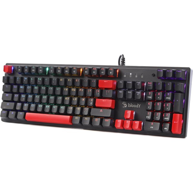 Клавиатура BLOODY S525N Fire Black Комплектация клавиатура