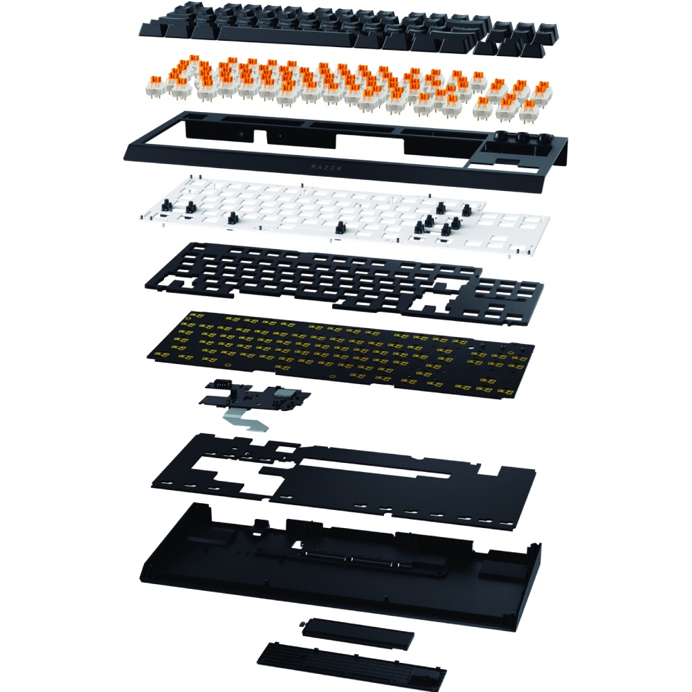 Фото Клавиатура RAZER BlackWidow V4 TKL Hyperspeed (RZ03-05480100-R3M1)