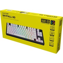 Клавіатура HATOR Skyfall 80 wireless Black/White (HTK3180UA)