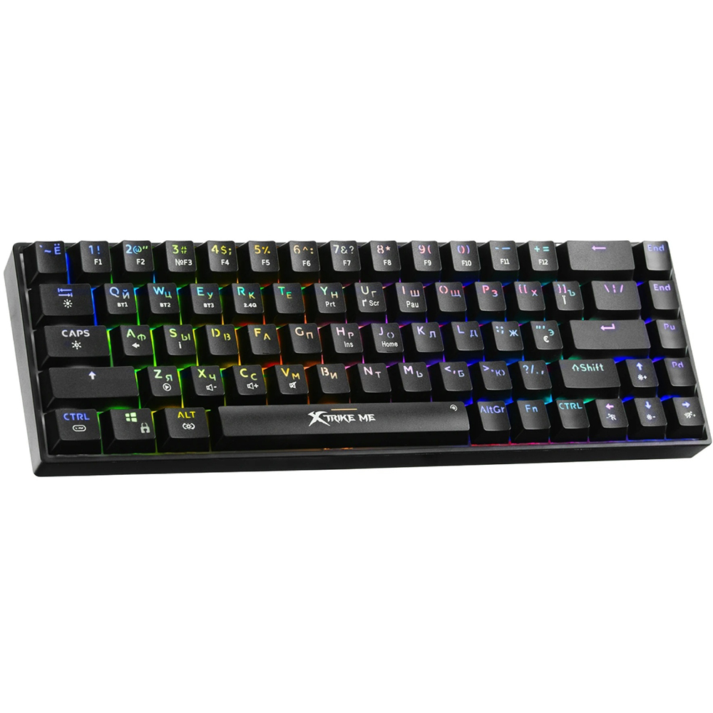 Клавиатура XTRIKE ME RGB (GK-995WBKUA) Комплектация клавиатура