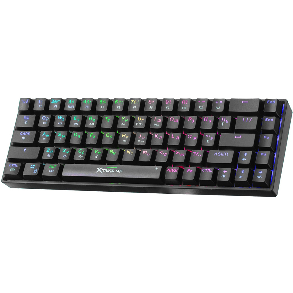 Клавиатура XTRIKE ME RGB (GK-995WBKUA) Комплектация  клавиатура, инструкция, гарантийный талон