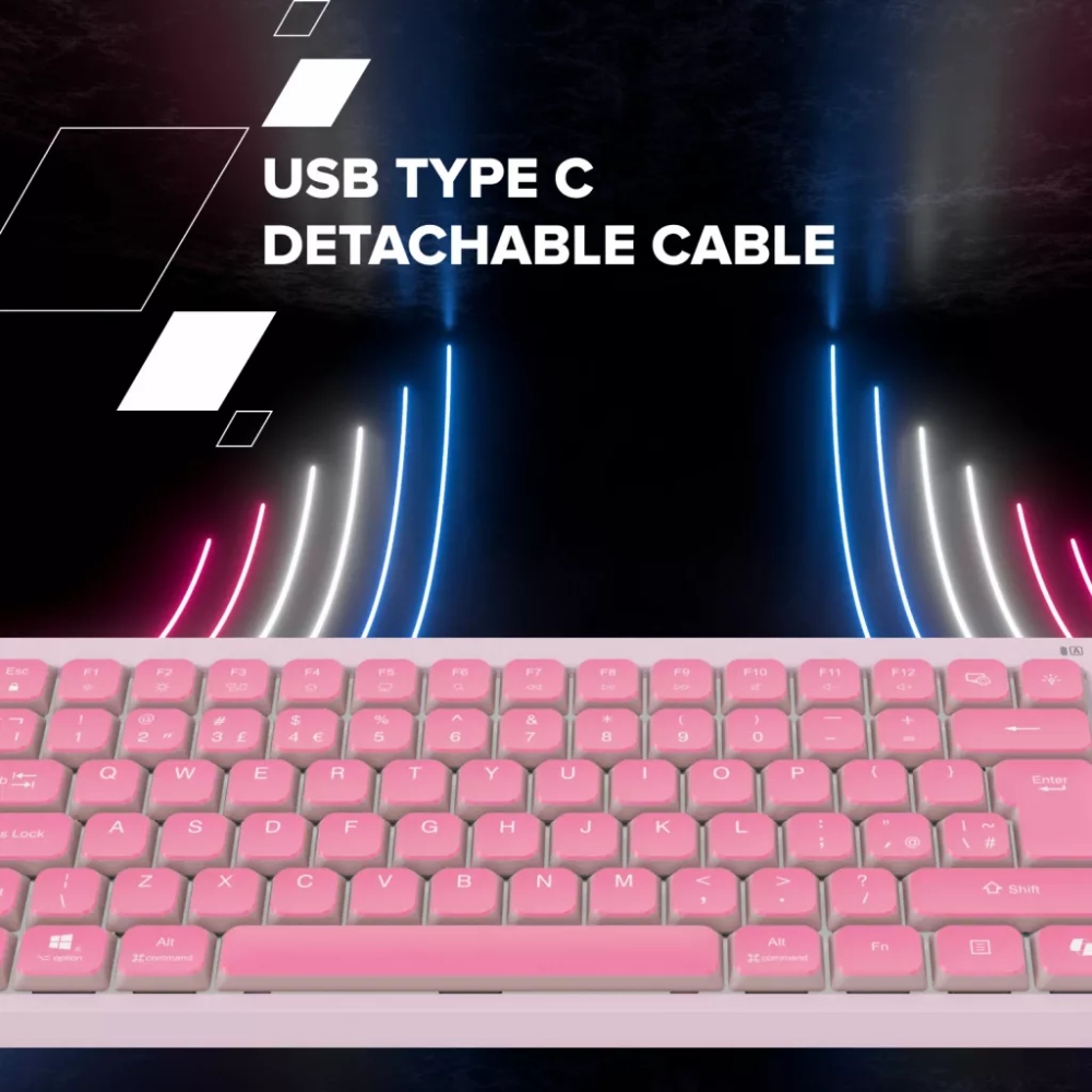 В интернет магазине Клавиатура CANYON OnType 10 TKL Mechanical Silent Backlight Green (CNS-HKB10GR)