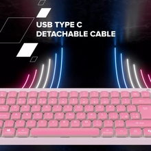 Клавіатура CANYON OnType 10 TKL Mechanical Silent Backlight Violet (CNS-HKB10V)