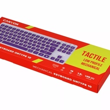 Клавіатура CANYON OnType 10 TKL Mechanical Silent Backlight Violet (CNS-HKB10V)